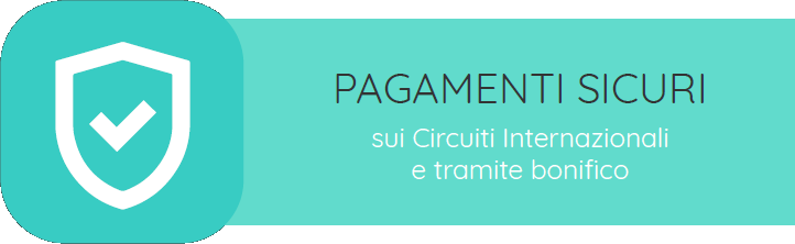 Pagamenti sicuri sui circuiti internazionali e tramite bonifico